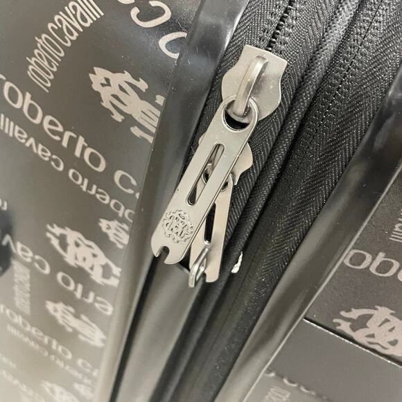 ROBERTO CAVALLI TRAVEL LUGGAGE ROLLING SUITCASE 28' VERSATILE SOPHISTICATED - Picture 6 of 12
